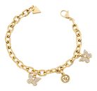 GUESS Borboleta Borboleta & 4G Charm Bracelet S Yellow Gold GUESS Borboleta Borboleta & 4G Charm Bracelet S Yellow Gold