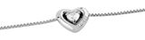 GUESS Beloved 10mm Crystal Heart Bracelet S Rhodium