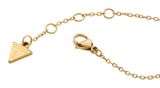 GUESS Beloved 15mm Heart Links Bracelet S Yellow Gold