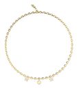 GUESS Borboleta 16-18" Borboleta & 4G Charm Yellow Gold