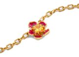 GUESS Floris Enamel Bracelet S Yellow Gold / Multicolor GUESS Floris Enamel Bracelet S Yellow Gold / Multicolor