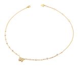 GUESS Borboleta 16-18" Pave Borboleta Necklace Yellow Gold GUESS Borboleta 16-18" Pave Borboleta Necklace Yellow Gold