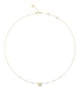 GUESS Borboleta 16-18" Pave Borboleta Necklace Yellow Gold GUESS Borboleta 16-18" Pave Borboleta Necklace Yellow Gold