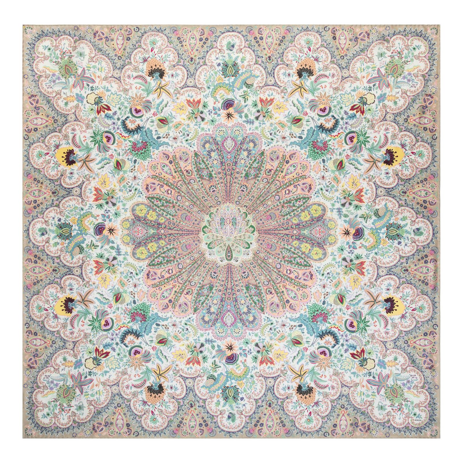 ROECKL Fior di Seta 140x140 Multi Pastel ROECKL Fior di Seta 140x140 Multi Pastel