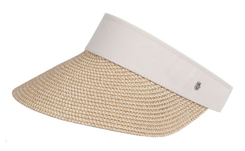 ROECKL Salina Visor Cap Beige / Brown ROECKL Salina Visor Cap Beige / Brown