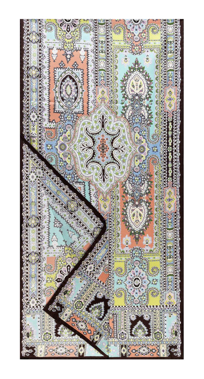 ROECKL Paisley Arcade 45x180 Scarf Multi Pastel ROECKL Paisley Arcade 45x180 Scarf Multi Pastel