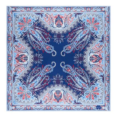 ROECKL Paisley Dreams 90x90 Multi Blue ROECKL Paisley Dreams 90x90 Multi Blue