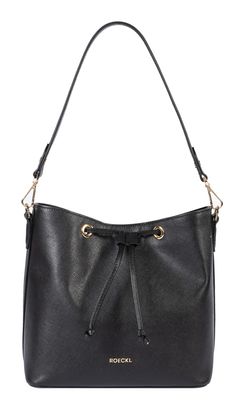 ROECKL Pitti Saffiano Shoulderbag M Black