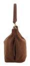 abro Leather Suede Hobo Ebony Bag Wood