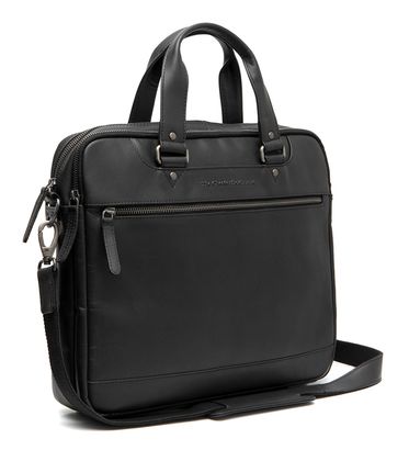 The Chesterfield Brand Montara Leather Laptopbag Black The Chesterfield Brand Montara Leather Laptopbag Black