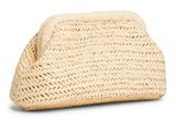 TOMMY HILFIGER TH Elevated Clutch Natural Raffia