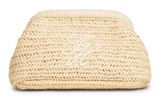 TOMMY HILFIGER TH Elevated Clutch Natural Raffia