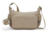 kipling Basic Gabbette Crossbody Bag Soft Taupe kipling Basic Gabbette Crossbody Bag Soft Taupe