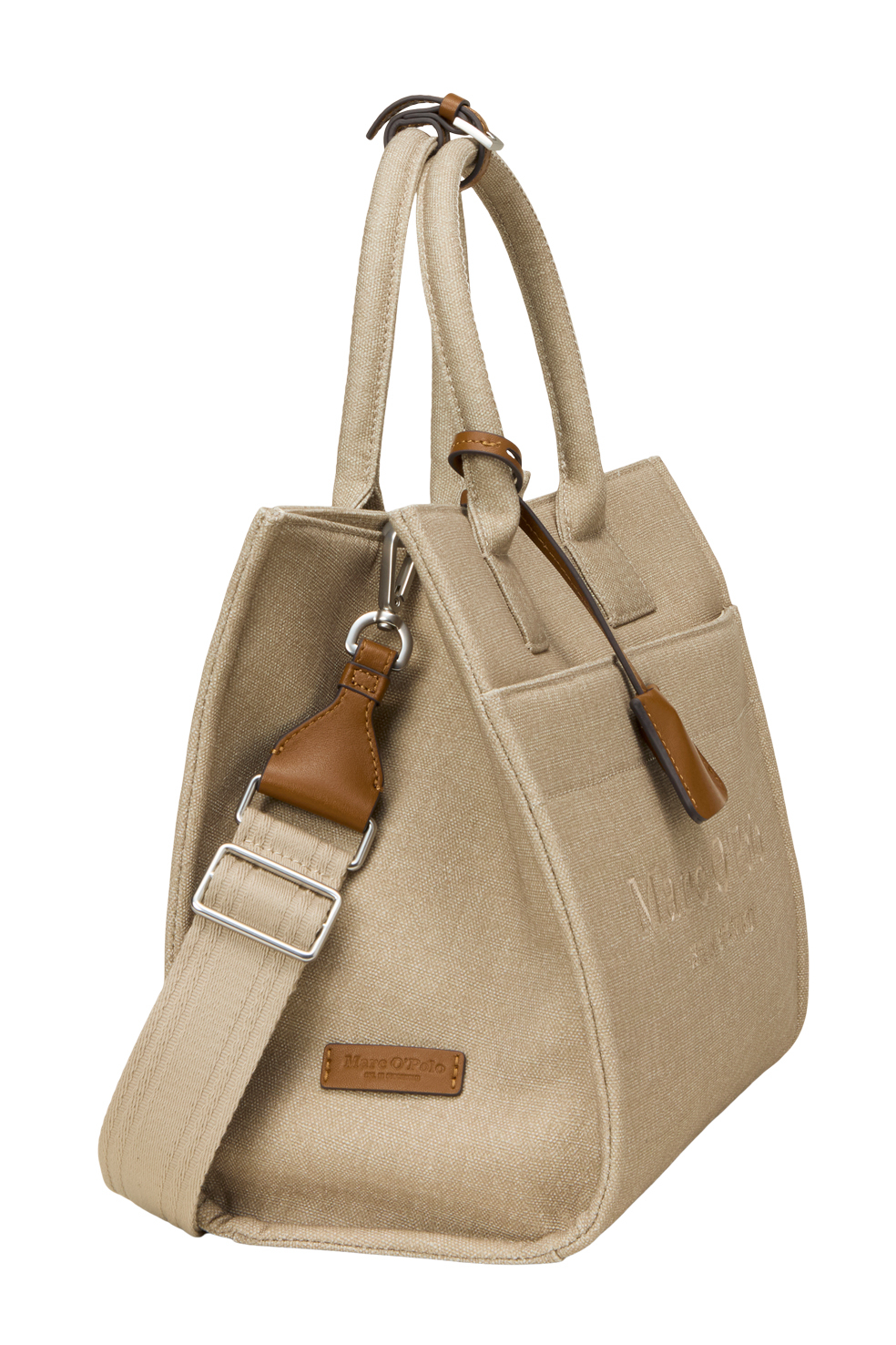 Marc O'Polo Mara Canvas Shopper Linen Beige Marc O'Polo Mara Canvas Shopper Linen Beige