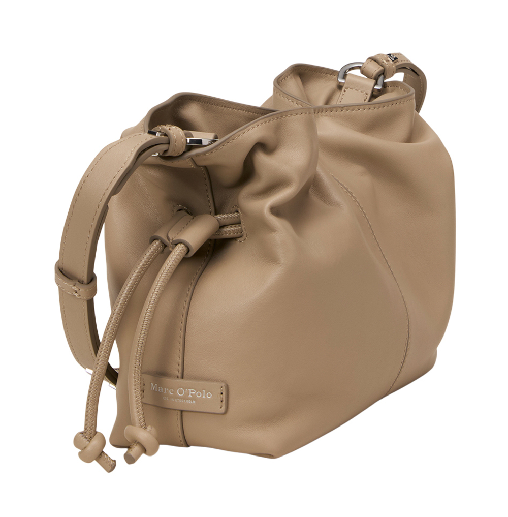 Marc O'Polo Simona Leather Crossbody Bag Earthy Taupe Marc O'Polo Simona Leather Crossbody Bag Earthy Taupe