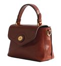 THE BRIDGE Stodo Top Handle Bag Marrone 14 / Oro