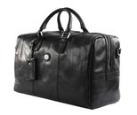 THE BRIDGE Stovia Duffle Bag Nero / Palladio o Nickel