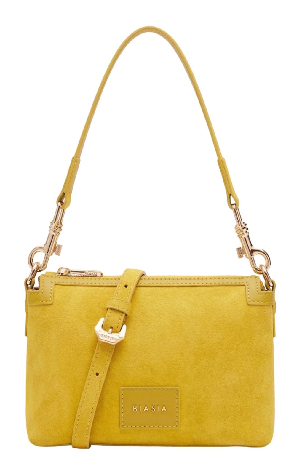 BIASIA Feather Small Crossbody Bag Avocado