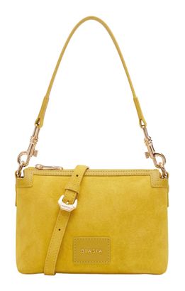 BIASIA Feather Small Crossbody Bag Avocado