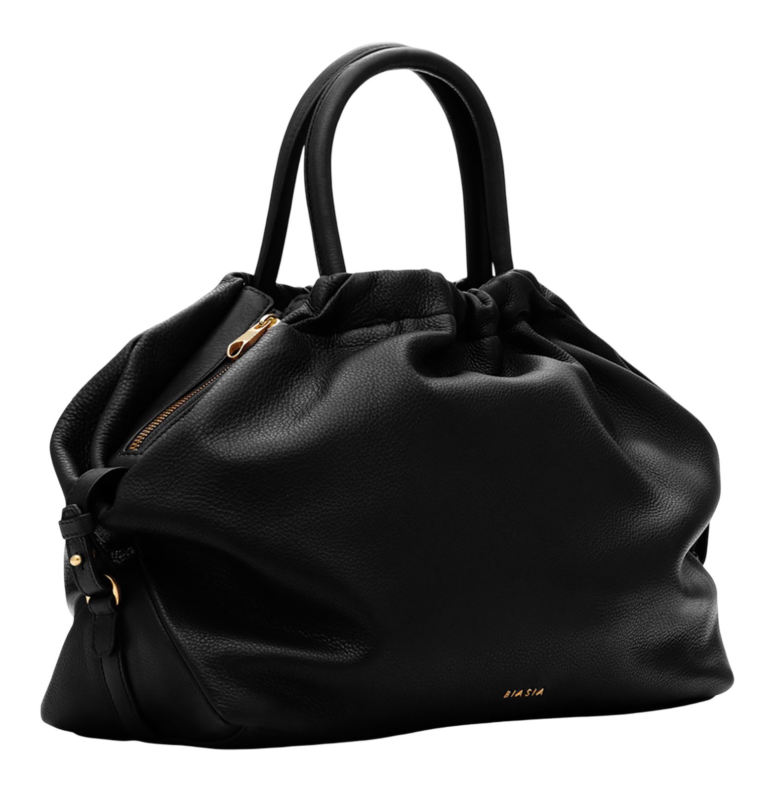BIASIA Ruffle Pretty Bag M Nero BIASIA Ruffle Pretty Bag M Nero