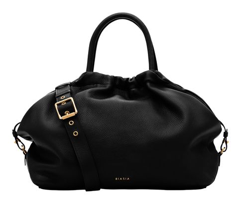 BIASIA Ruffle Pretty Bag M Nero BIASIA Ruffle Pretty Bag M Nero