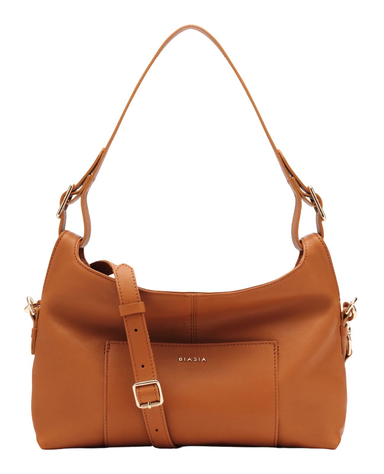 BIASIA Pocket Hobo Bag S Cuoio