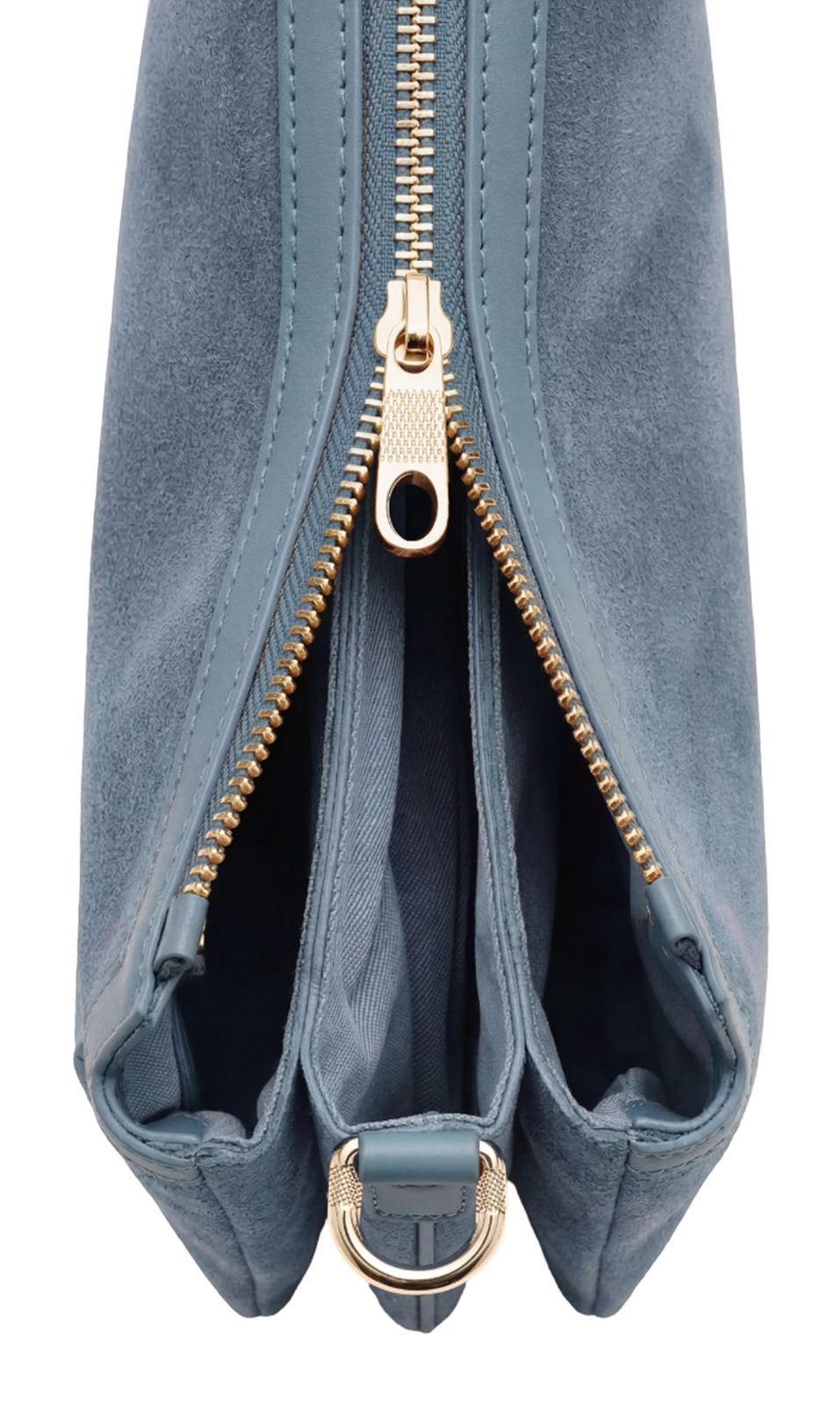 BIASIA Feather Small Crossbody Bag Denim