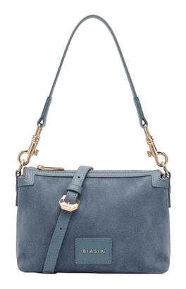 BIASIA Feather Small Crossbody Bag Denim