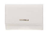 COCCINELLE Metallic Soft Wallet Grainy Leather Pearl