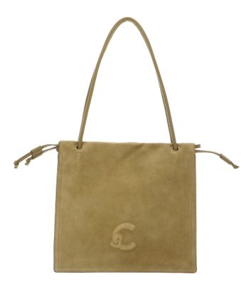 COCCINELLE Dulse Suede Shoulderbag Seagrass / Seagrass