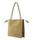 COCCINELLE Dulse Suede Shoulderbag Seagrass / Seagrass COCCINELLE Dulse Suede Shoulderbag Seagrass / Seagrass