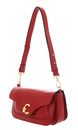 COCCINELLE C-Me Calf Shoulder Bag Scarlet COCCINELLE C-Me Calf Shoulder Bag Scarlet