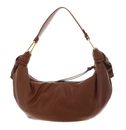 COCCINELLE Furoshiki Handbag puffy Smooth Leather Cognac COCCINELLE Furoshiki Handbag puffy Smooth Leather Cognac