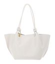 COCCINELLE Finn Handbag Grained Leather Pearl COCCINELLE Finn Handbag Grained Leather Pearl