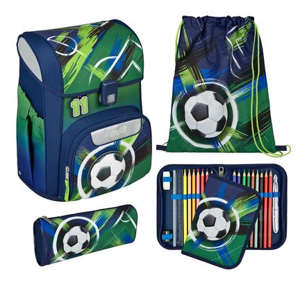 Scooli EasyStart Schulranzen-Set 5-teilig Soccer Champ