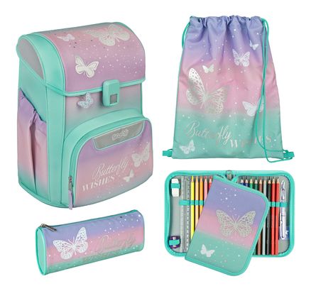 Scooli EasyStart Schulranzen-Set 5-teilig Butterfly Wishes Scooli EasyStart Schulranzen-Set 5-teilig Butterfly Wishes