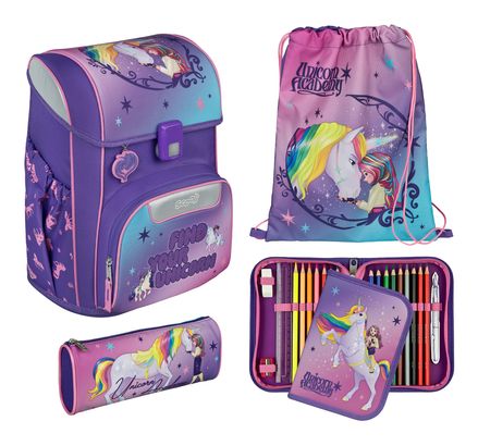 Scooli EasyStart Schulranzen-Set 5-teilig Unicorn Academy Scooli EasyStart Schulranzen-Set 5-teilig Unicorn Academy