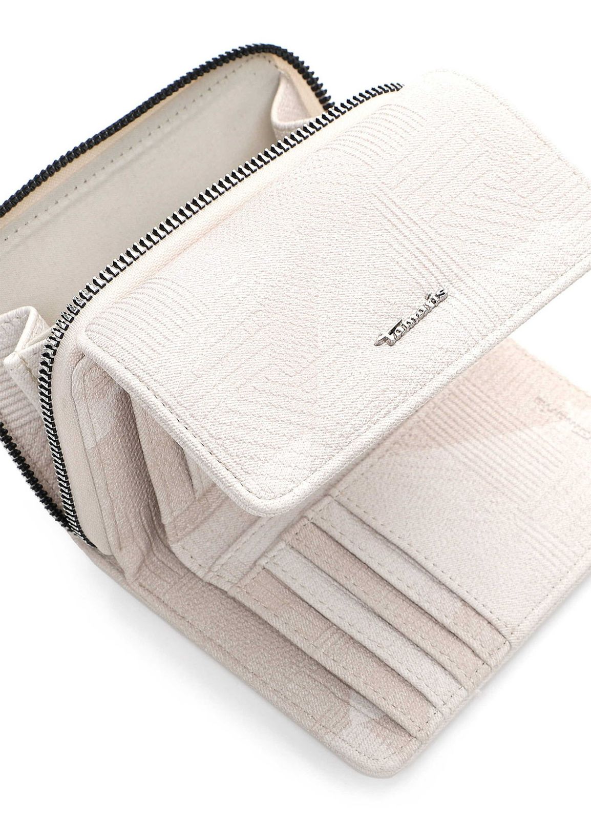 Tamaris Karen Wallet With Flap Ecru Tamaris Karen Wallet With Flap Ecru