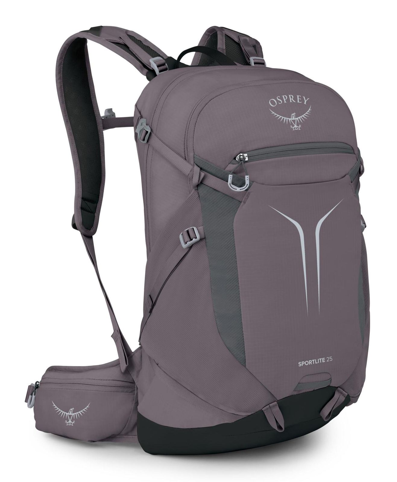 Osprey Sportlite 25 Hiking Backpack Graphite Purple Osprey Sportlite 25 Hiking Backpack Graphite Purple