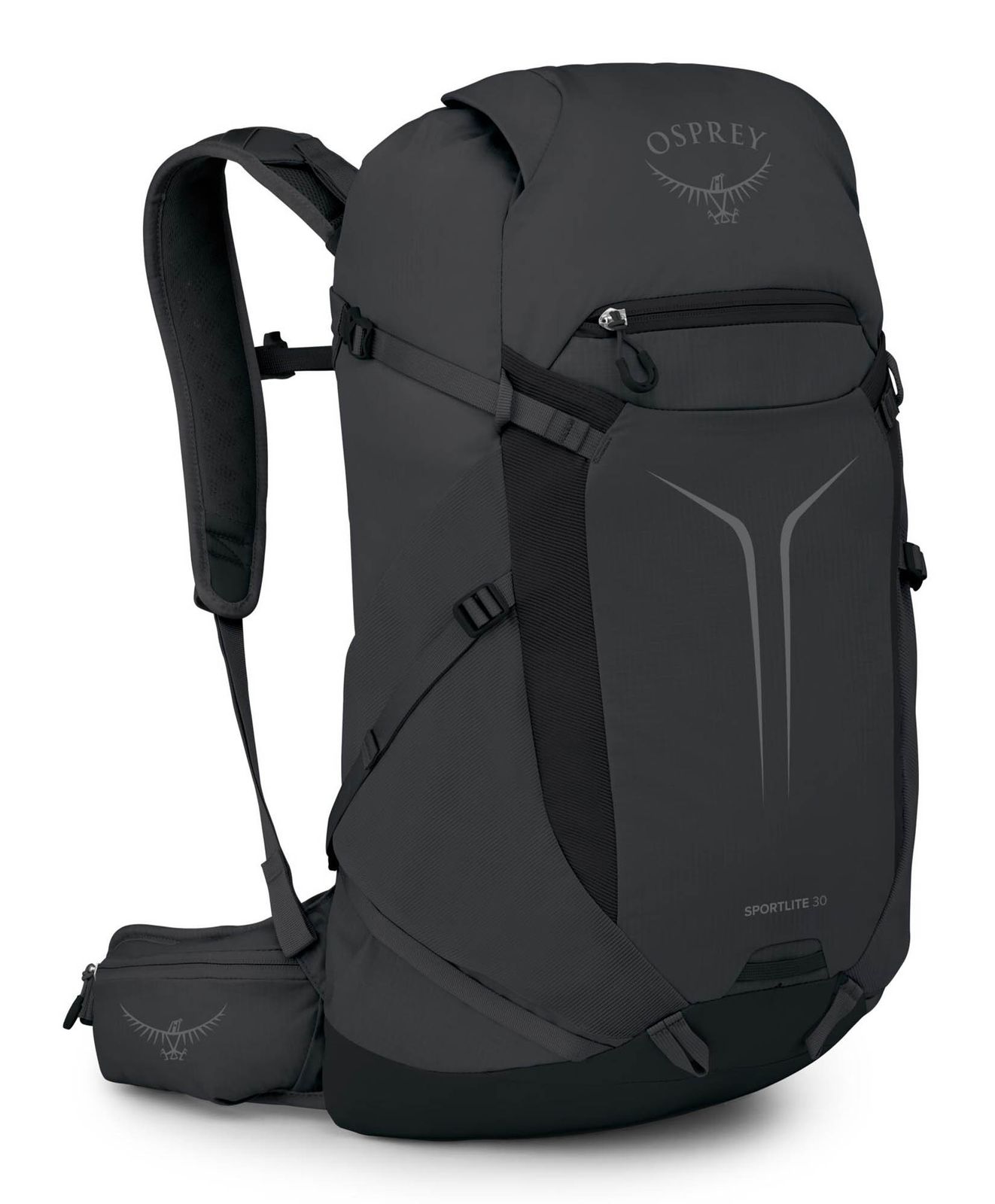 Osprey Sportlite 30 Hiking Backpack Raven Black Osprey Sportlite 30 Hiking Backpack Raven Black