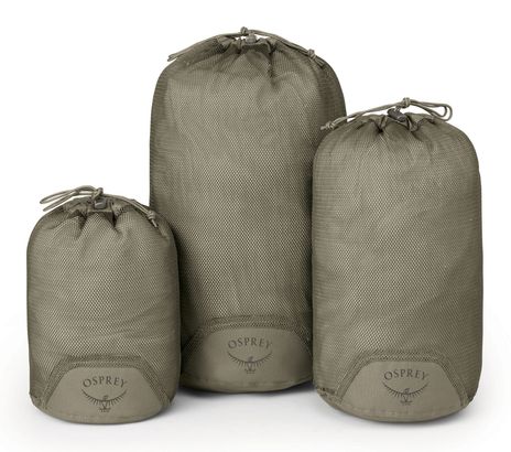 Osprey Daylite Mesh Stuff Sack Set Tan Concrete Osprey Daylite Mesh Stuff Sack Set Tan Concrete