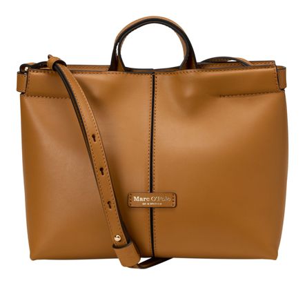 Marc O'Polo Tilla Leather Crossbody Bag True Camel