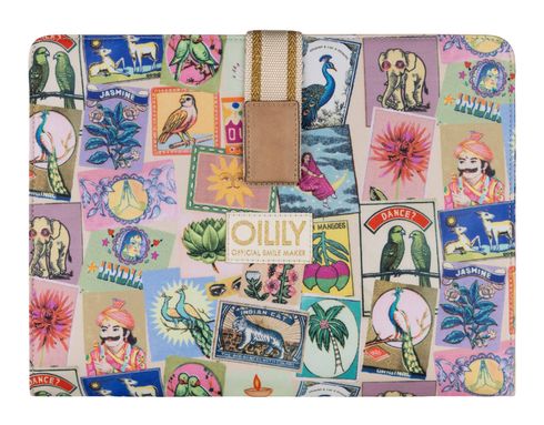 Oilily Libby Laptop Sleeve Almond Oil