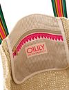 Oilily Straw Shopper Shifting Sand
