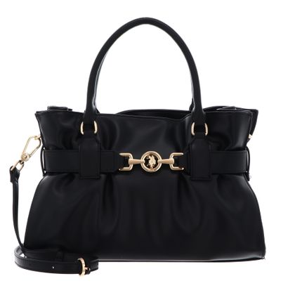 U.S. POLO ASSN. Jane Double Handle Bag Black