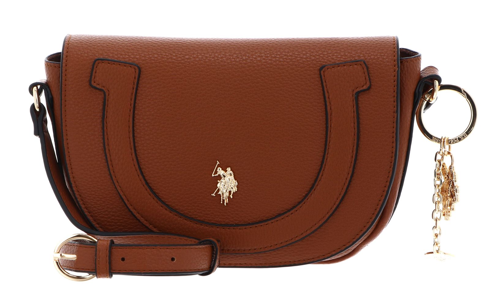 U.S. POLO ASSN. Lawson Flap Crossbody Bag Tan