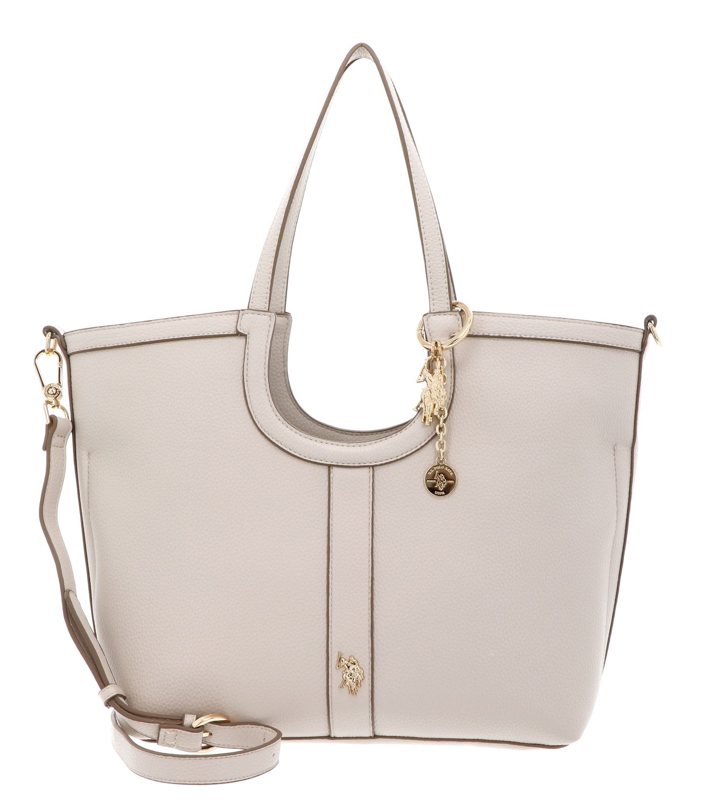 U.S. POLO ASSN. Lawson Shopping Bag Natural