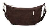 zwei Mademoiselle.M M70 Half-Moon Bag Nubuk - Espresso