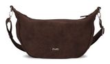 zwei Mademoiselle.M M70 Half-Moon Bag Nubuk - Espresso