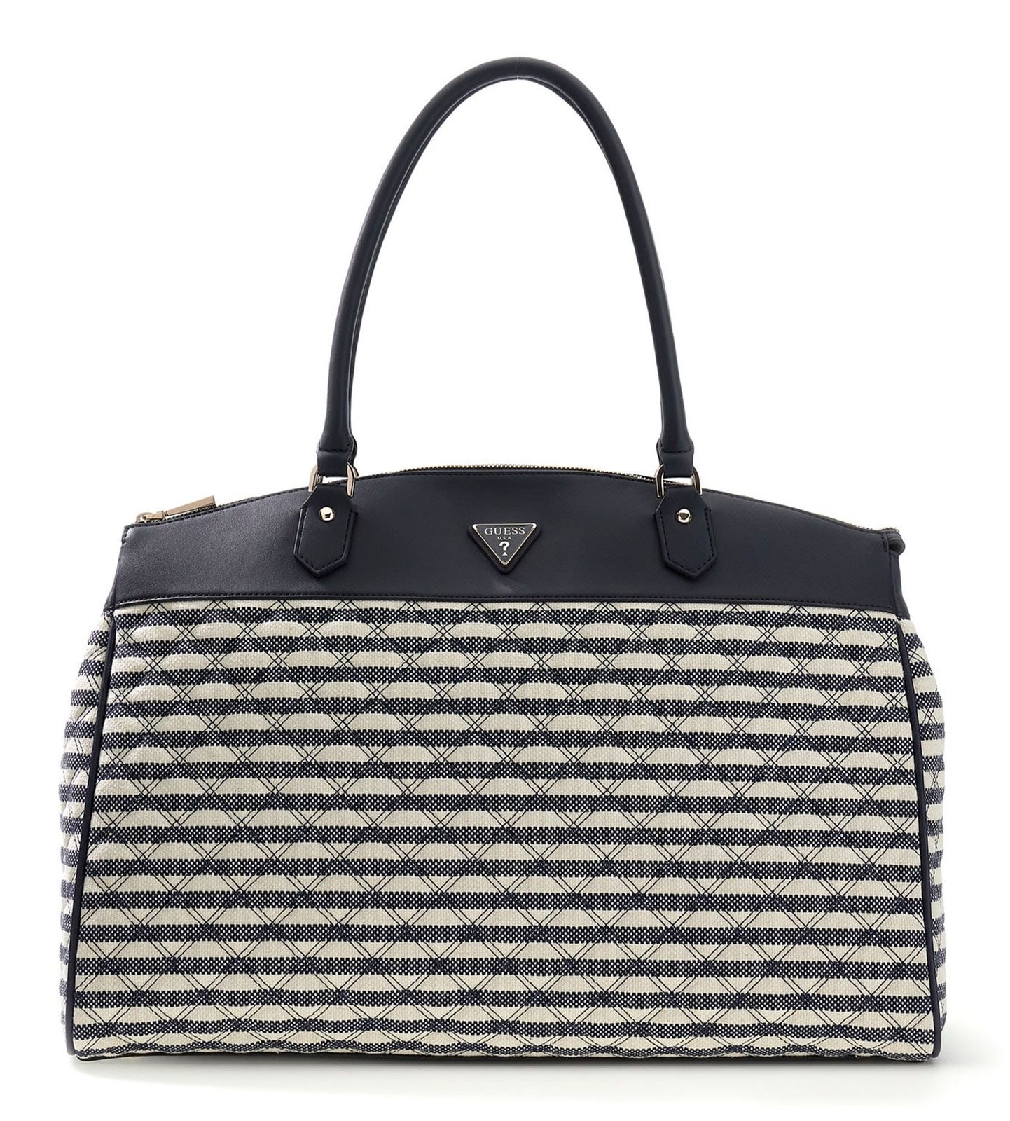 GUESS Giully Deluxe Dome Tote Navy Multi
